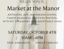 Market at the Manor flyer.