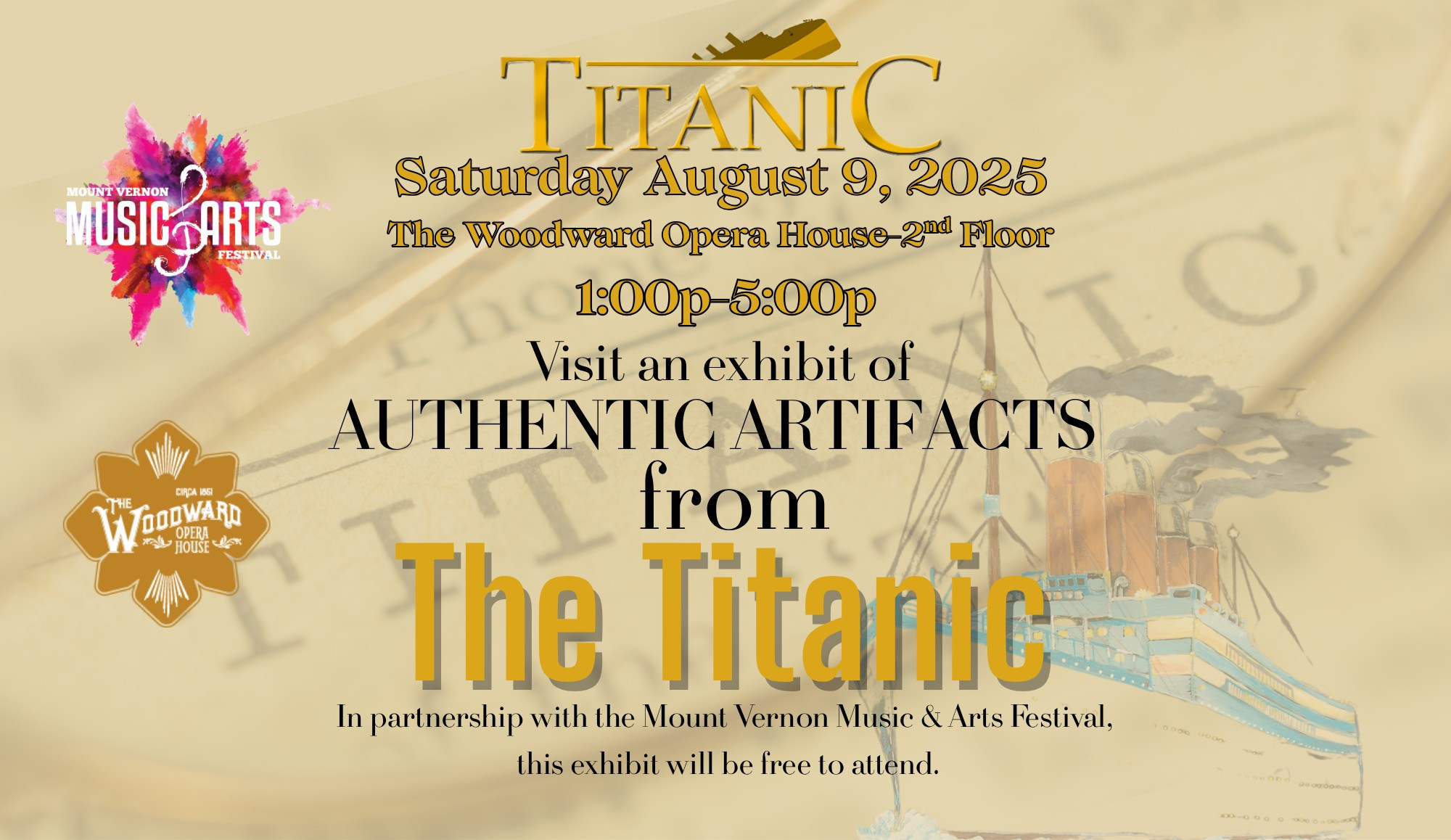 Authentic Artifacts From the Titanic flyer.