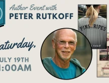 Author Event With Peter Rutkoff flyer.