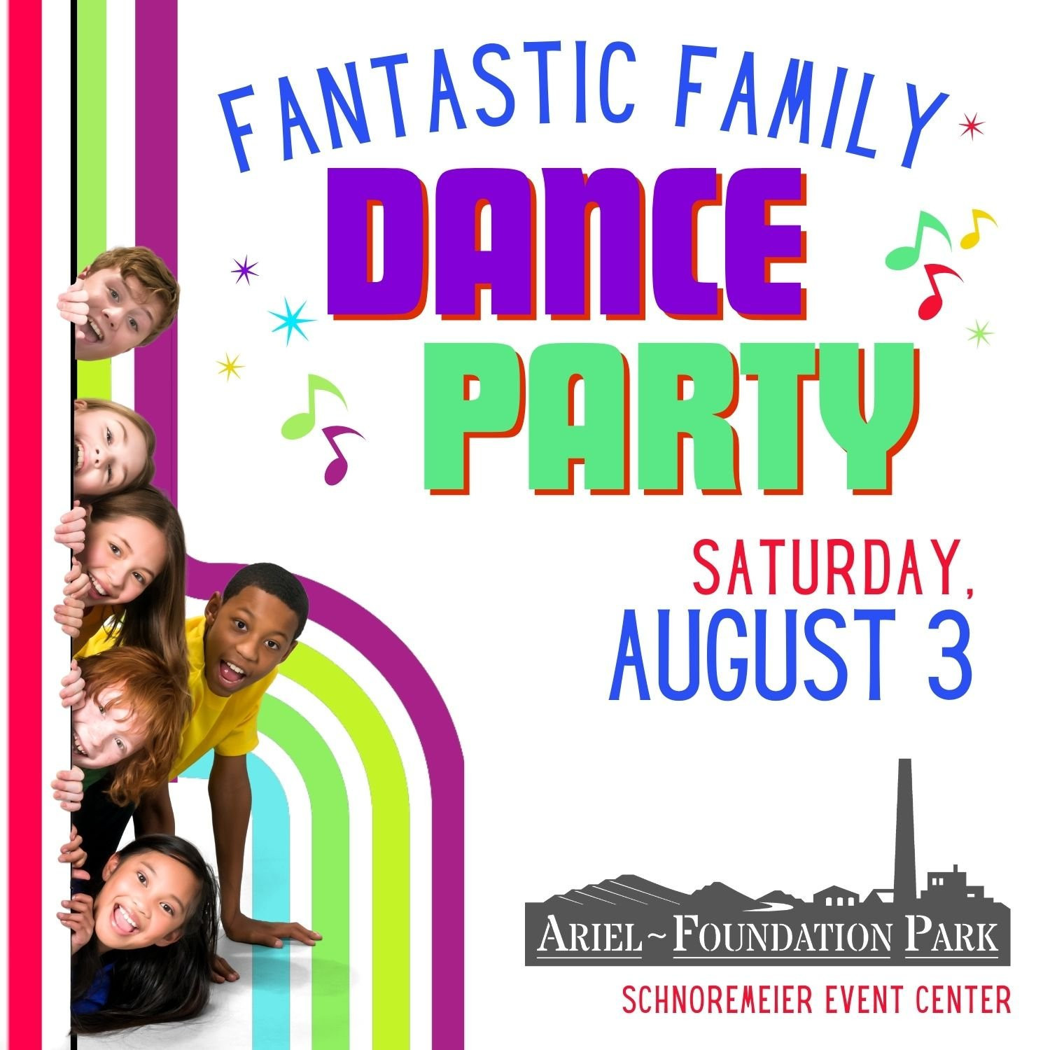 Fantastic Family Dance Party flyer.