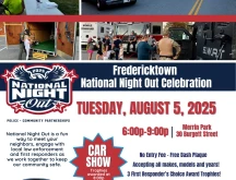 Fredericktown National Night Out flyer.