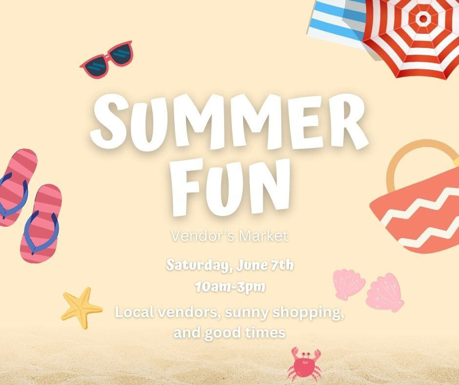 Fredericktown Summer Fun vendors market flyer.