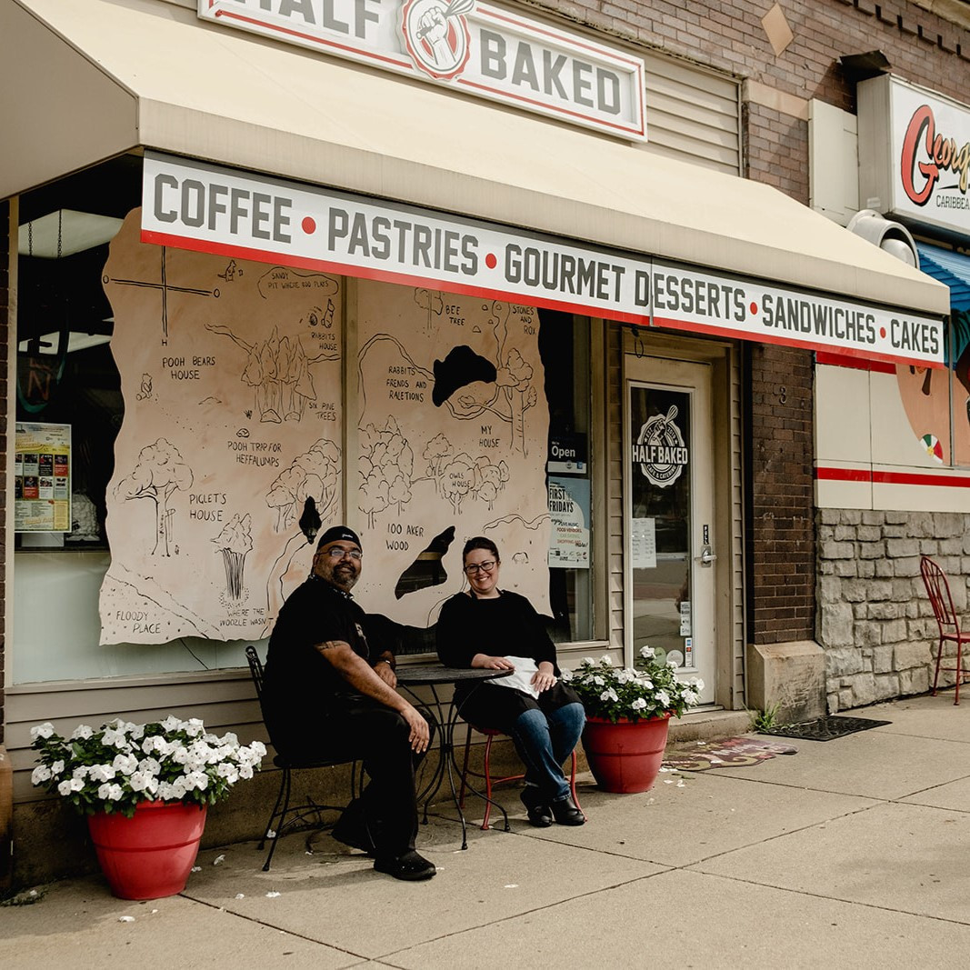 Half Baked Cafe Storefront.