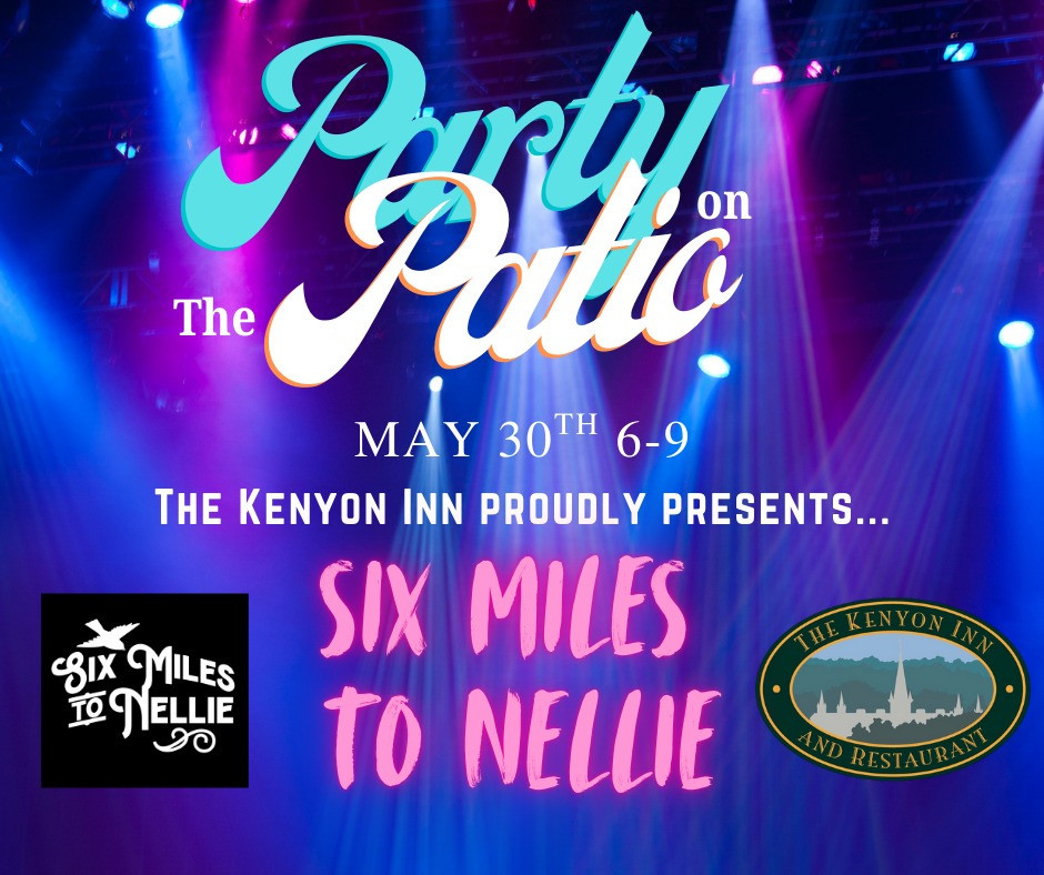 Kenyon Inn Party on the Patio flyer.
