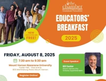 Knox County Chamber of Commerce Educators Breakfast 2025 flyer.