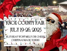 Knox County Fair 2025 flyer.