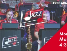 Knox Community Jazz Orchestra Jazz at the Park flyer.
