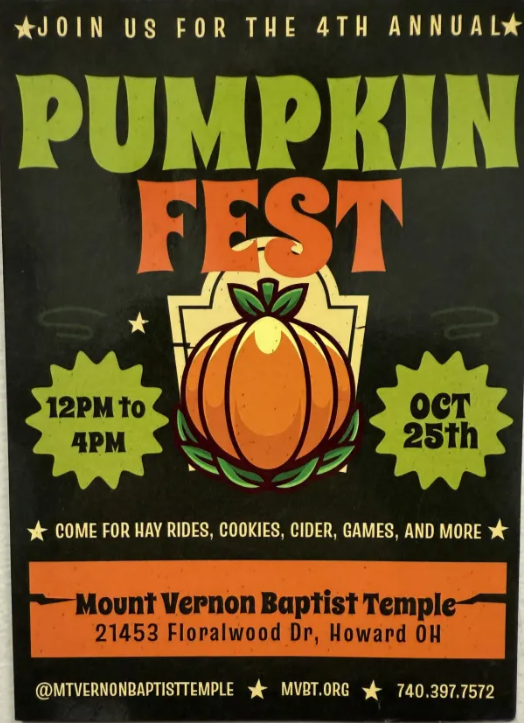 Pumpkin Fest flyer.