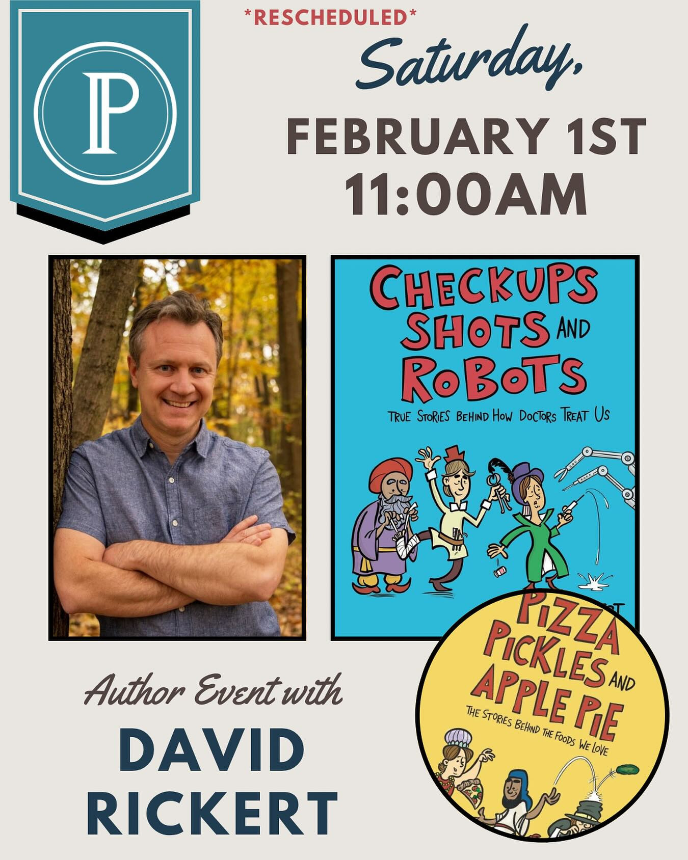 Paragraphs Bookstore Author Event: David Rickert