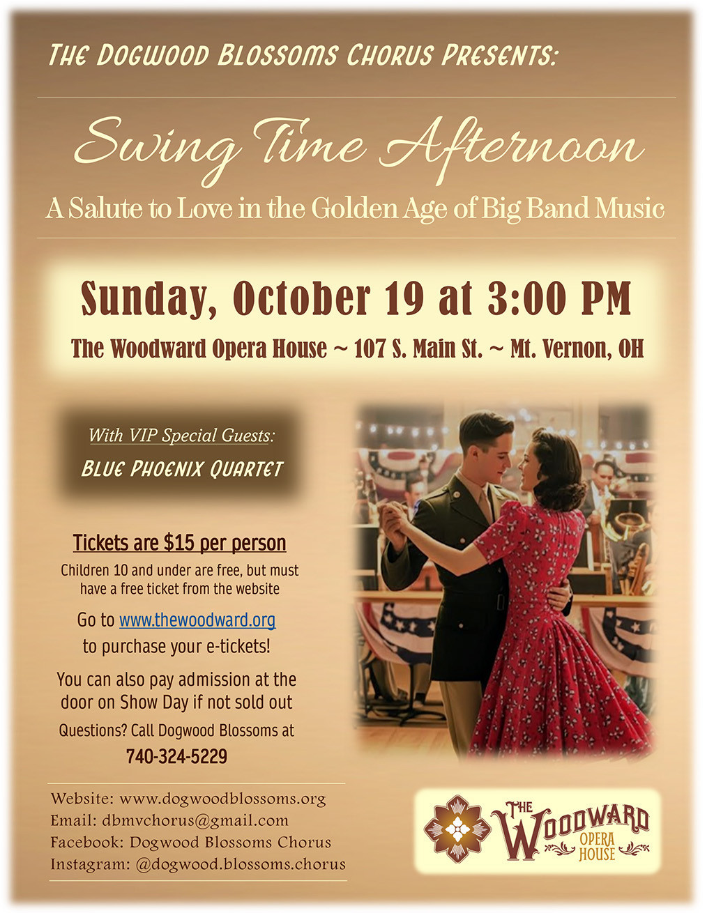 Swing Time Afternoon flyer.