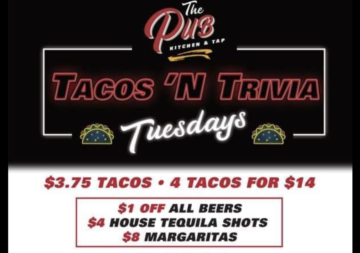 Tacos 'N Trivia at The Pub