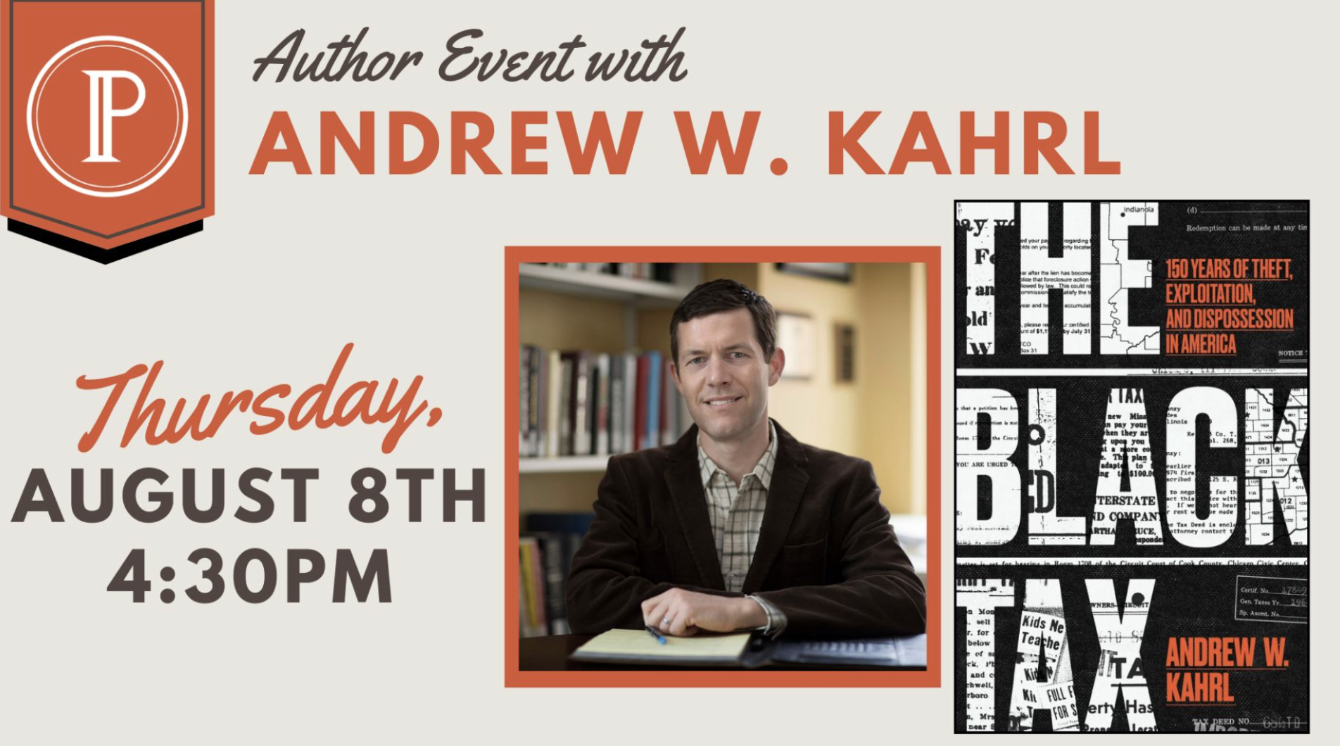 Andrew W. Kahrl flyer.