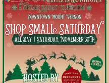 Shop Small Saturday flyer.