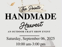 The Point Handmade Harvest flyer.