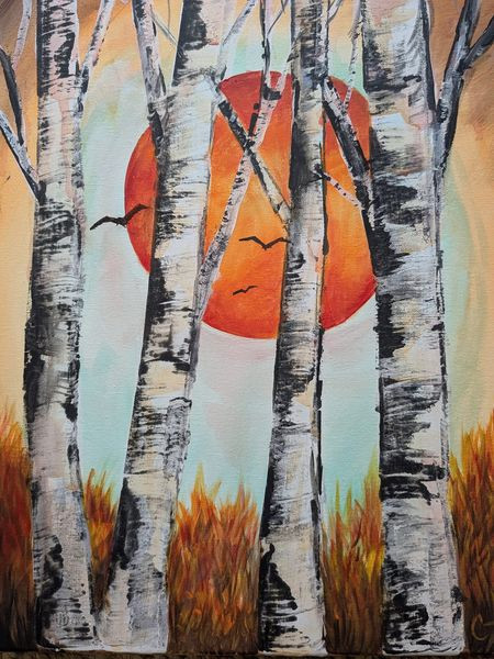 Tree painting.