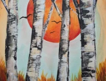 Tree painting.
