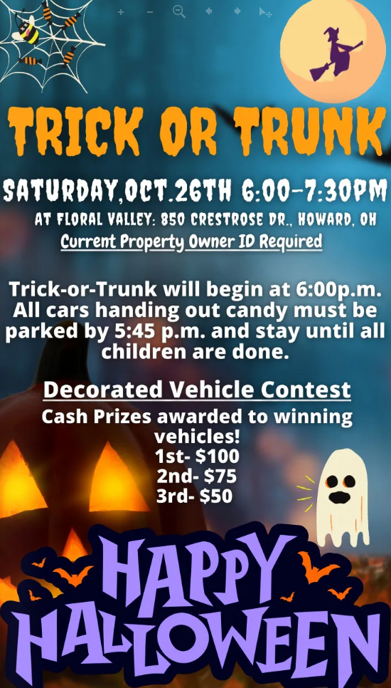 Trick or trunk apple valley flyer.