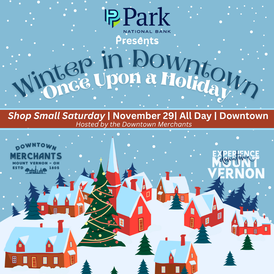 Winter In Downtown Mount Vernon 2025 flyer.