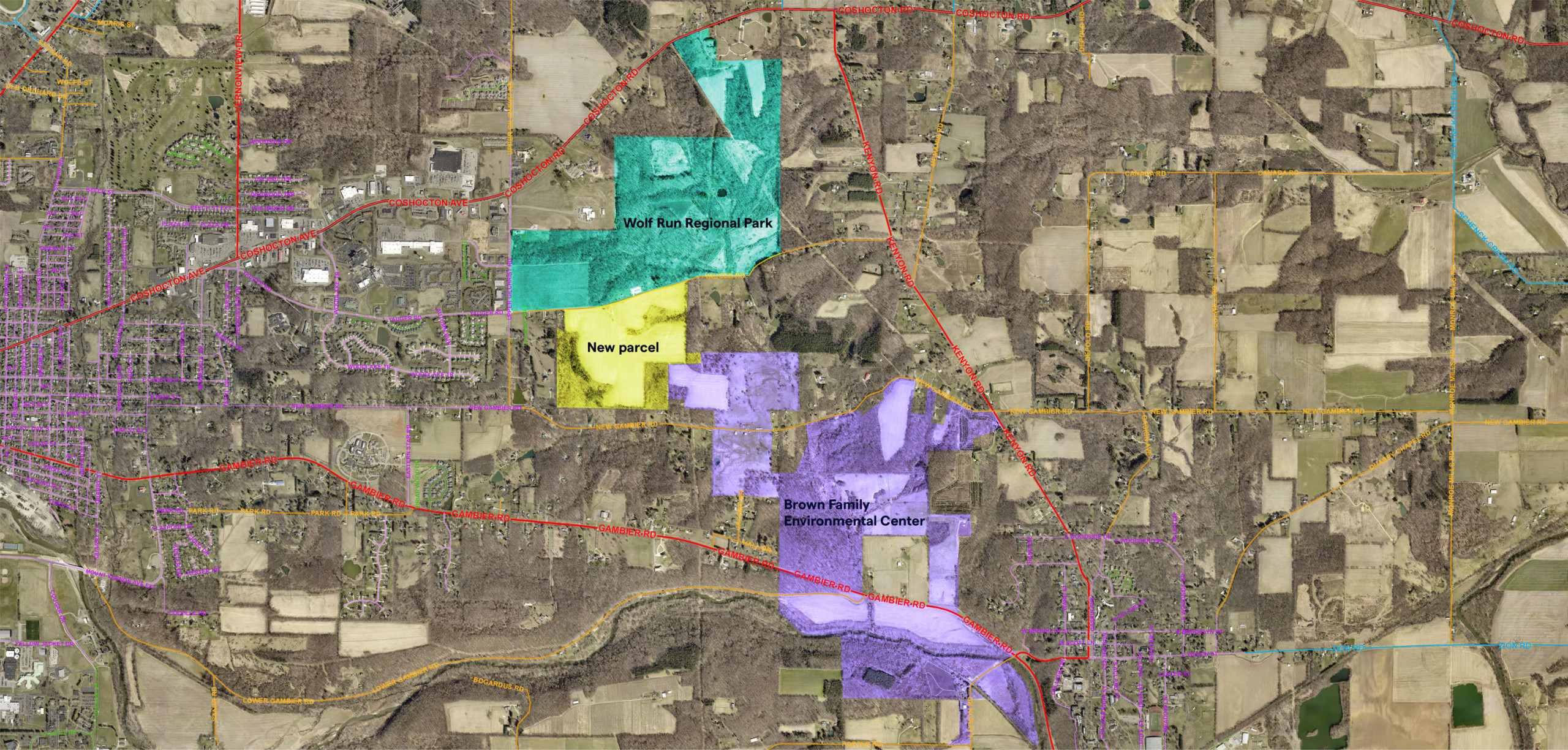 Yauger Road Map.