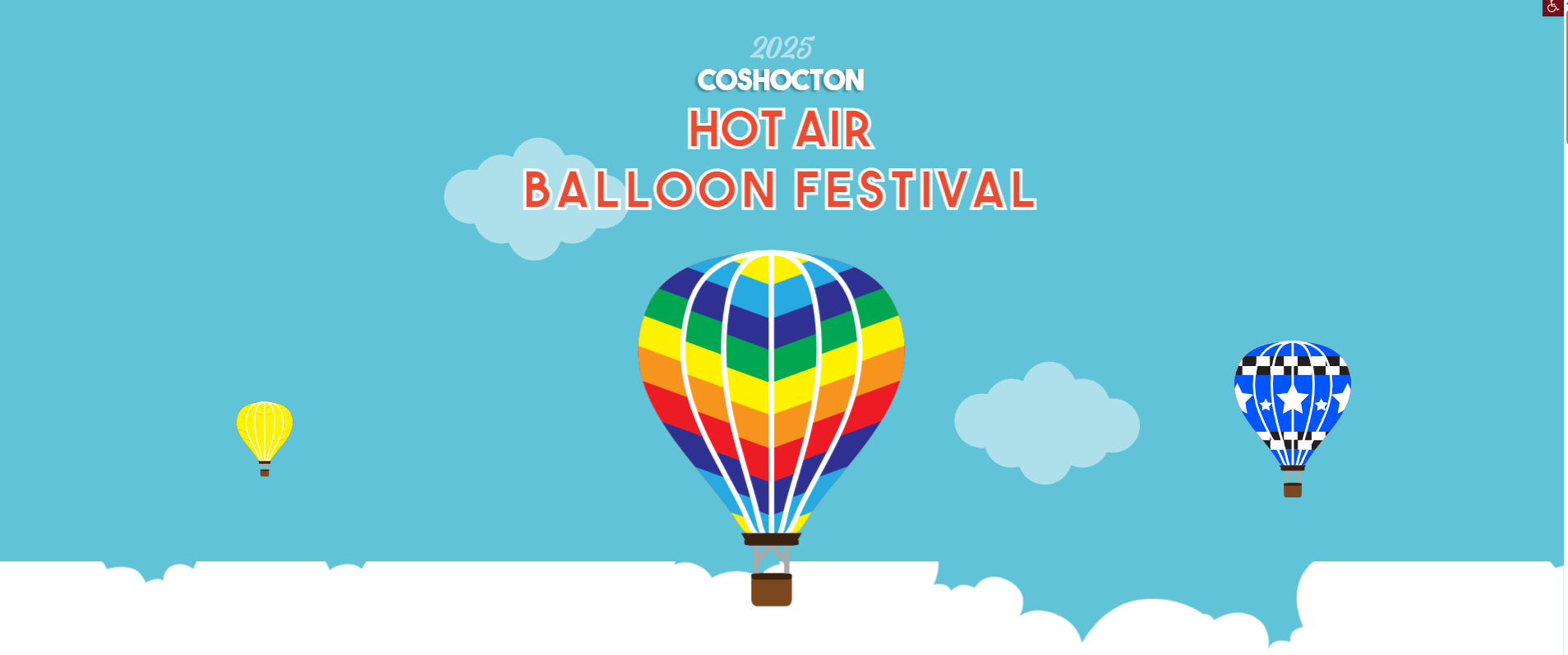 2025 Coshocton Hot Air Balloon Festival flyer.